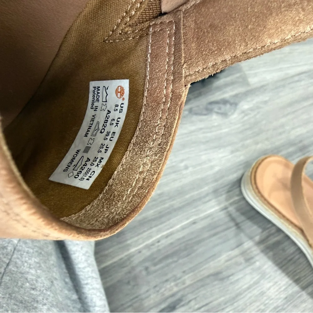 Timberland Tan Open-Toe Slingback Sandals - Picture 4 of 6